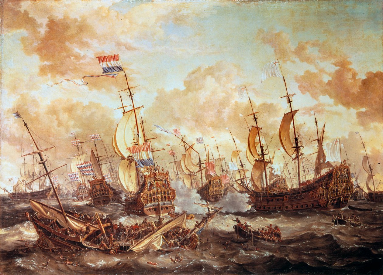 La bataille des quatre jours - Abraham Storck