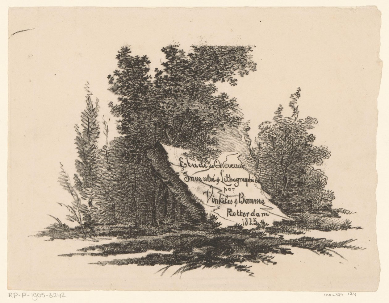 Pierre dans un paysage - Abraham Vinkeles