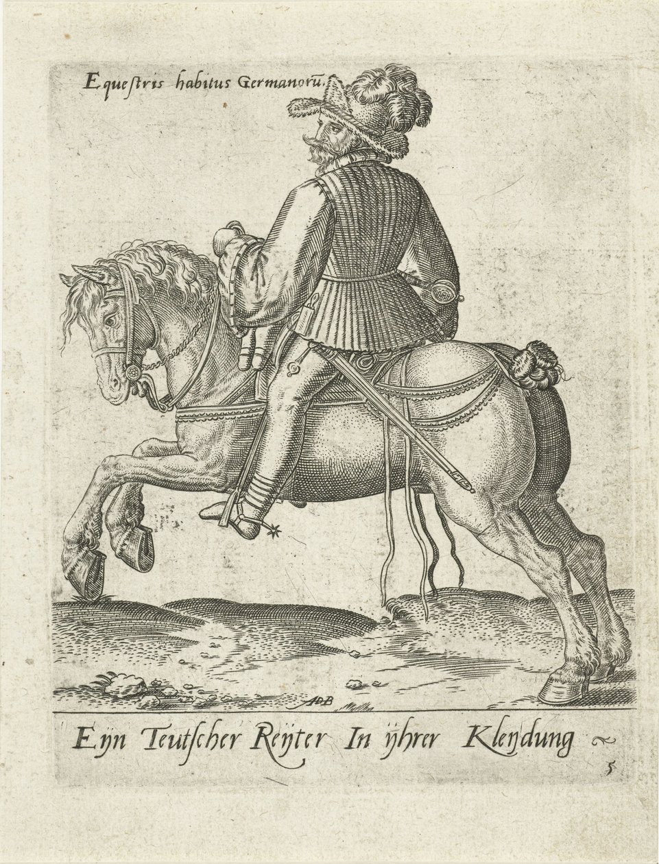 Cavalier allemand - Abraham de Bruyn