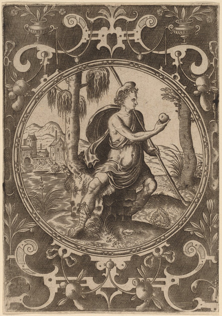 Paris avec la pomme - Abraham de Bruyn