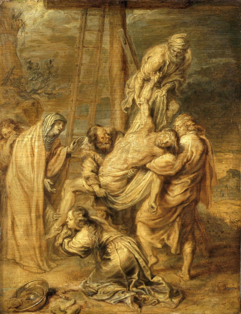 La Déposition - Abraham van Diepenbeck