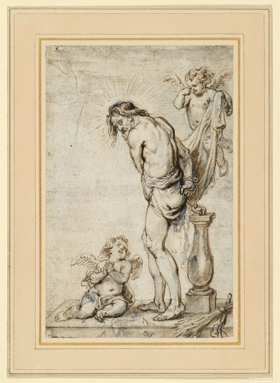 Le Christ à la colonne de la flagellation - Abraham van Diepenbeeck