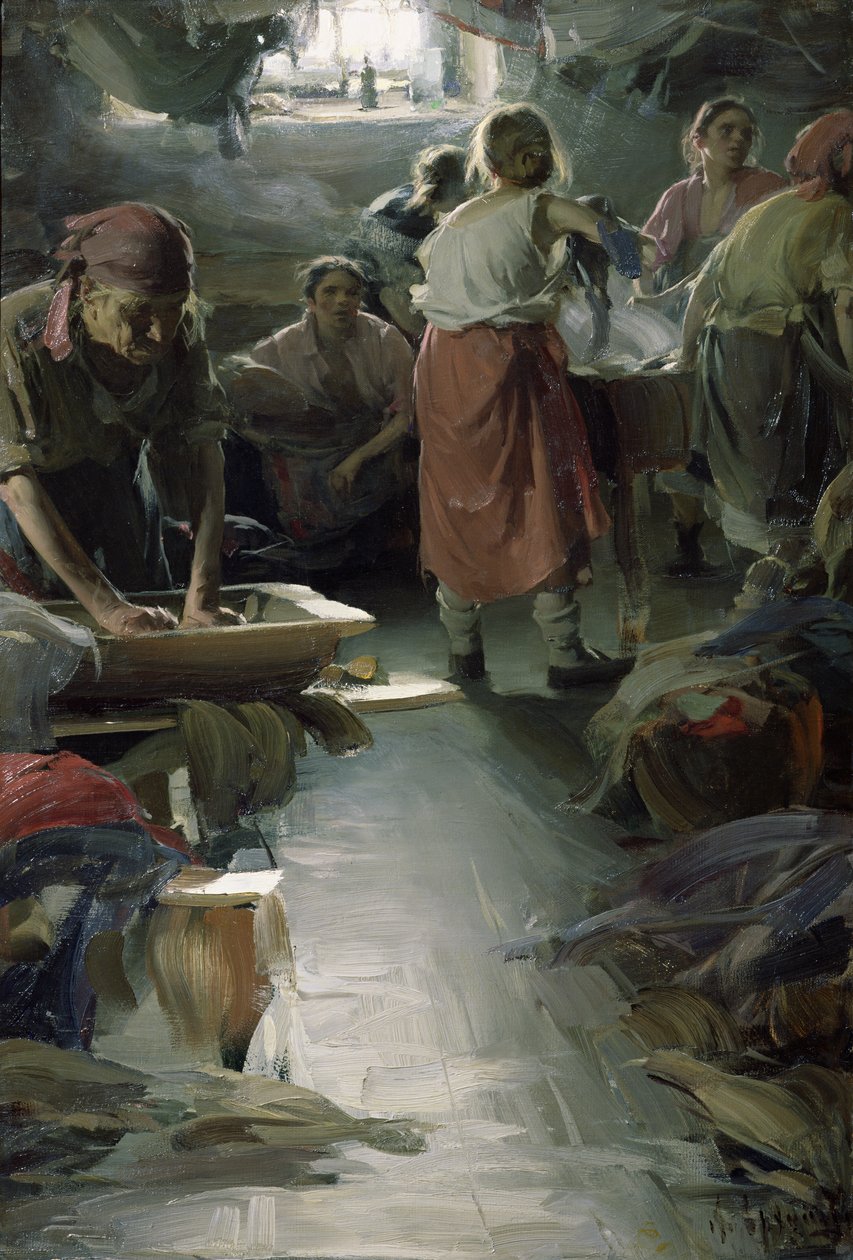 Blanchisseuses, 1901 - Abram Efimovich Arkhipov