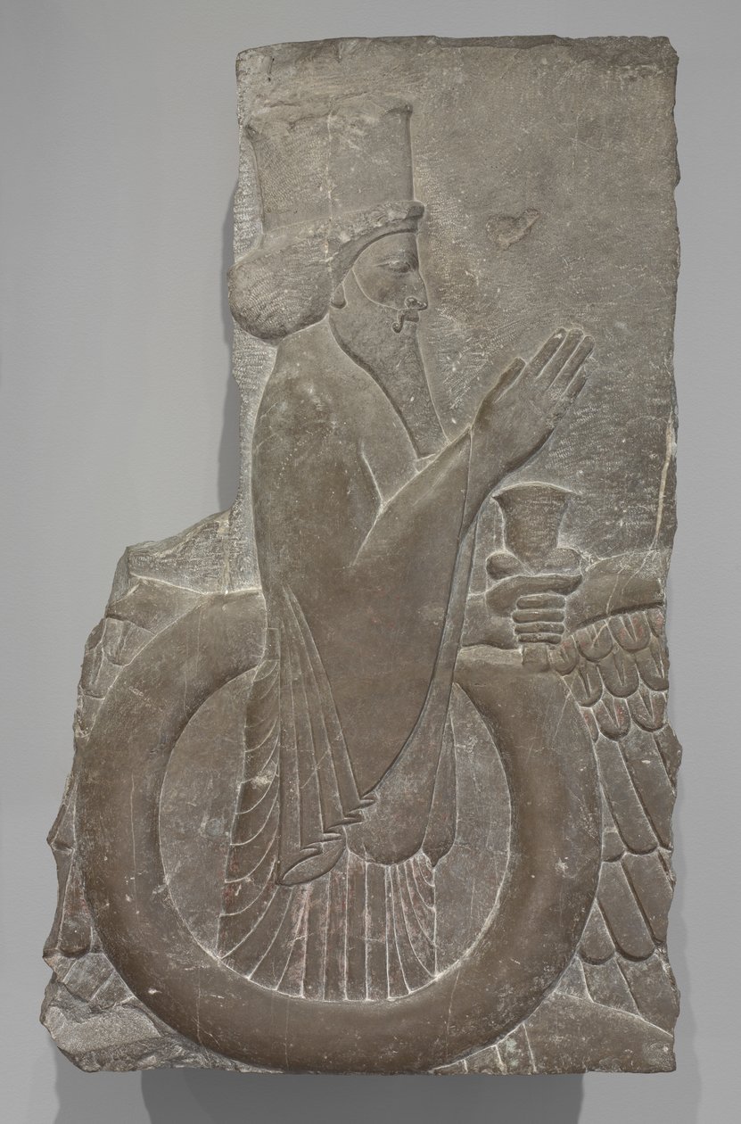 Ahuramazda dans le disque ailé, Persépolis, 486-460 av. J.-C. - Achaemenid
