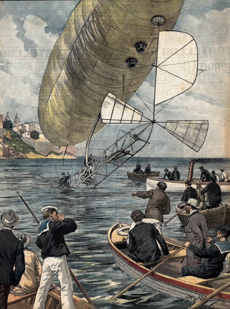 BELTRAME, Achille (1871-1945); SANTOS DUMONT, Alberto (1873-1932). Pionnier de l