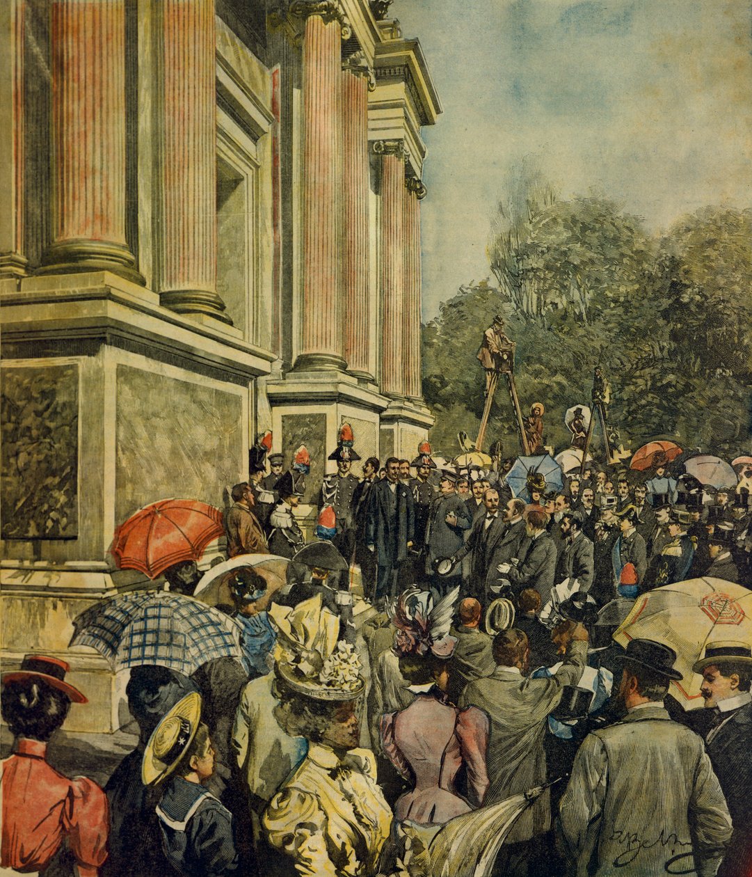 Inauguration de la première Exposition internationale d