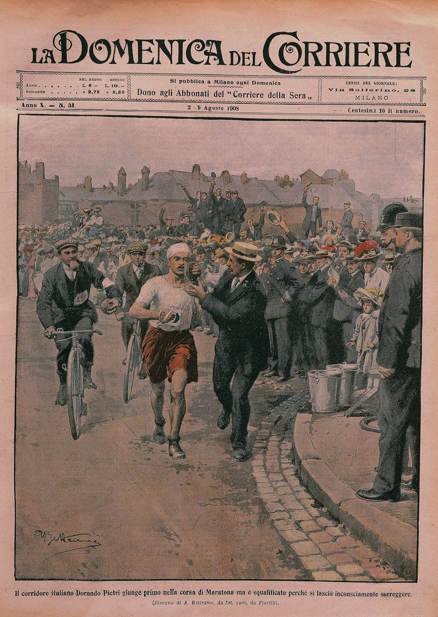 Les Jeux Olympiques de 1908, couverture de 