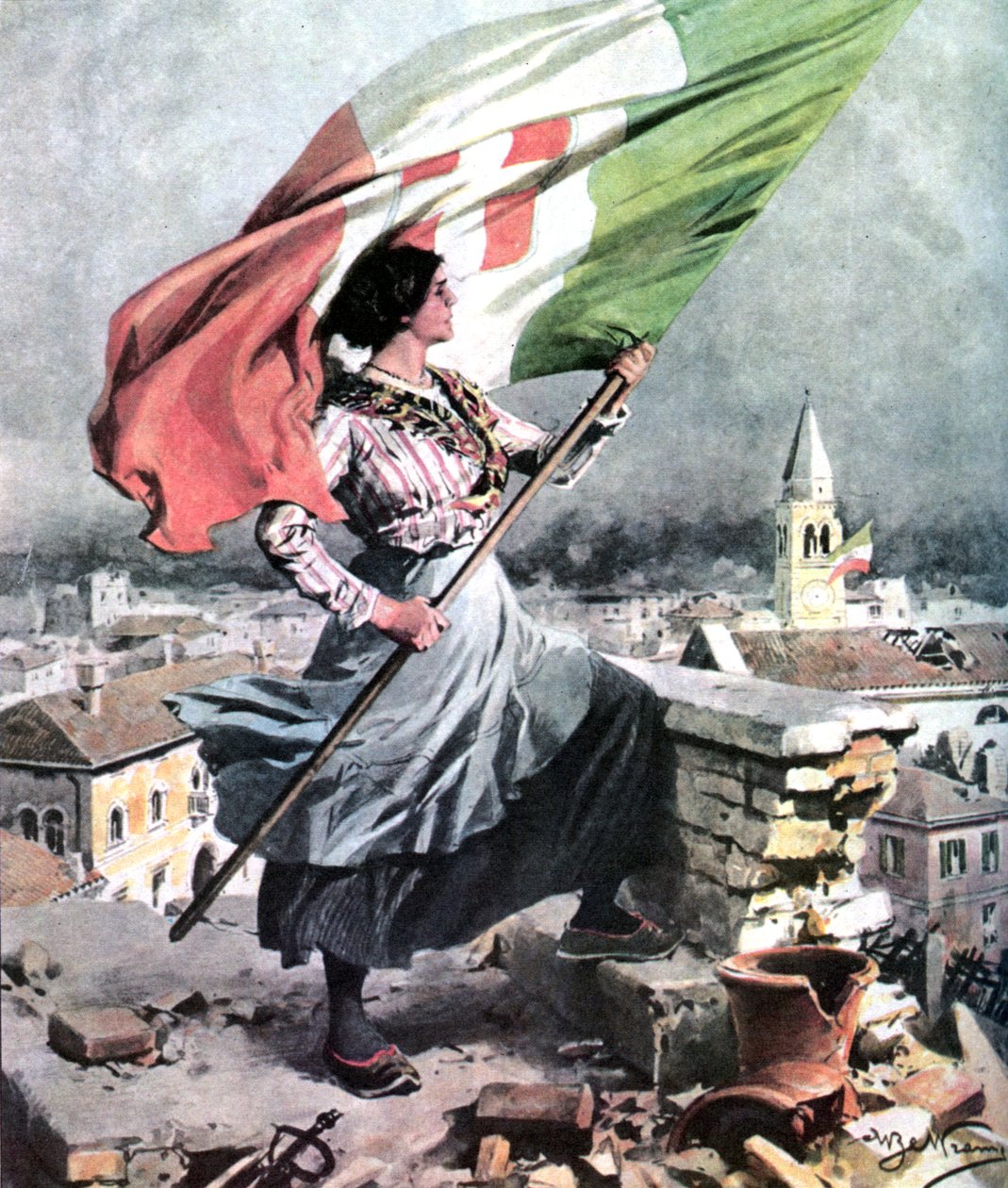 Première Guerre mondiale, Vittorio Veneto (1915-1918) - Achille Beltrame