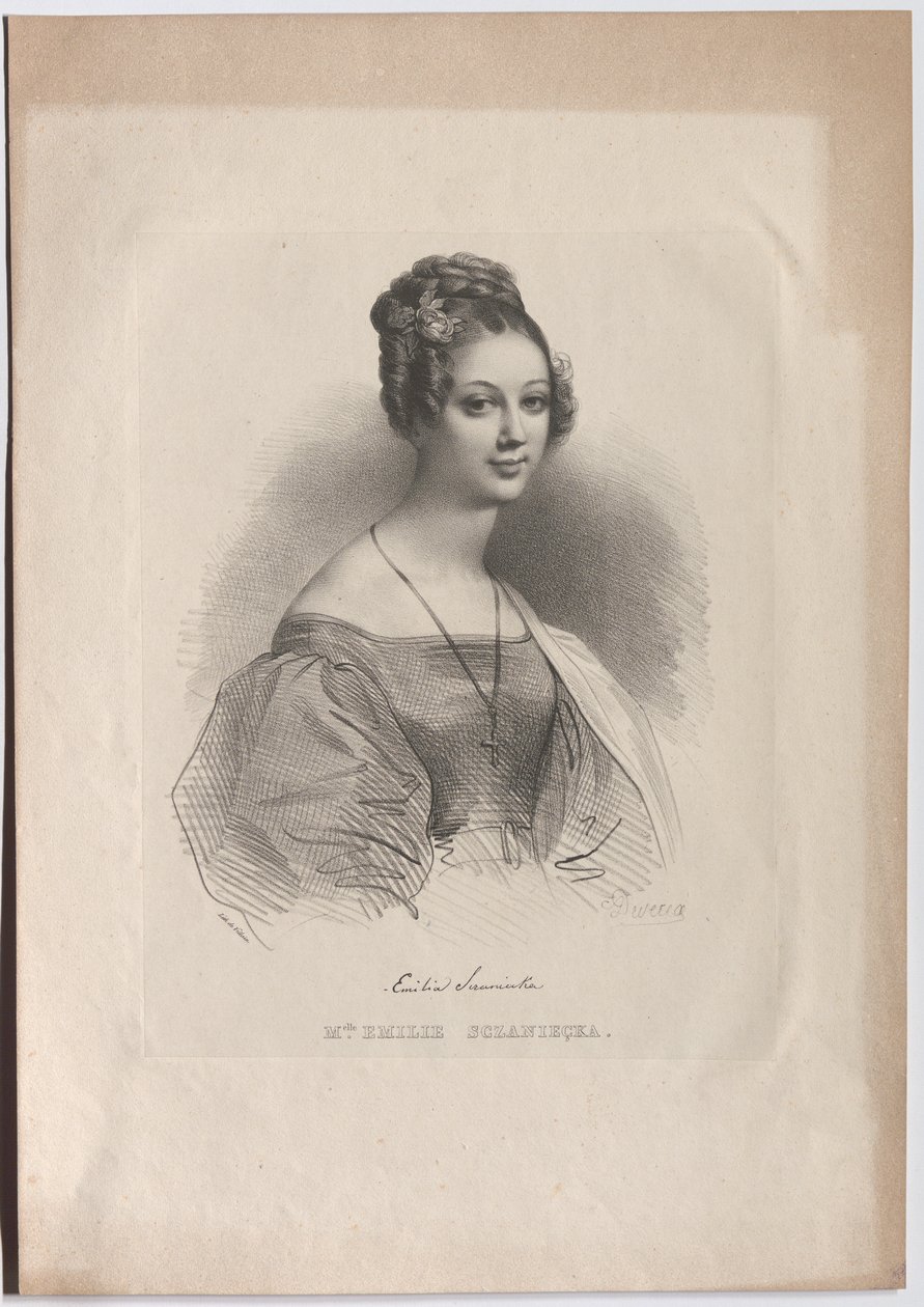 Melle. EMILIE SCZANIECKA. - Achille Devéria