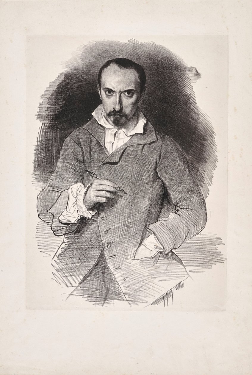 Autoportrait, deuxième quart du 19ème siècle - Achille Devéria