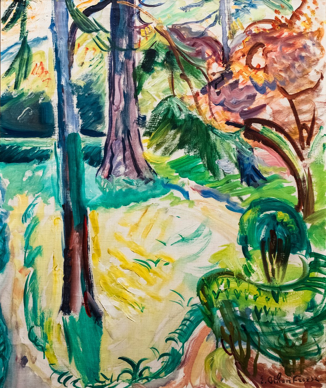 Jardin à Honfleur - Achille Emile Othon Friesz