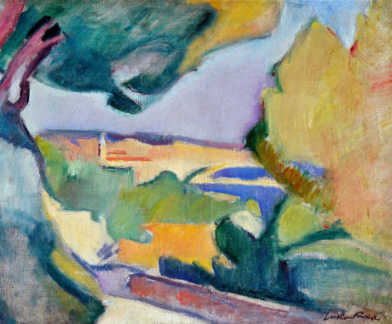 Paysage méditerranéen, vers 1907 - Achille Emile Othon Friesz