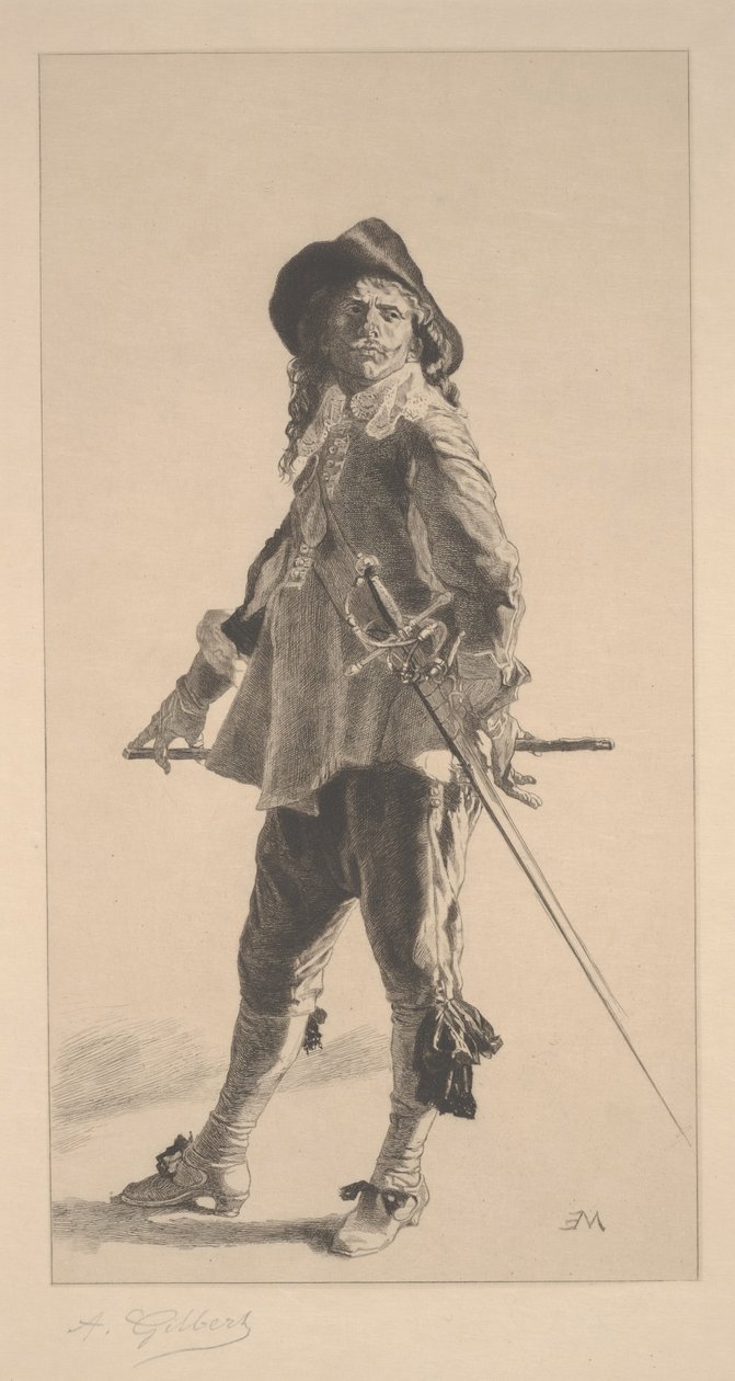 Le Duelliste - Achille-Isidore Gilbert