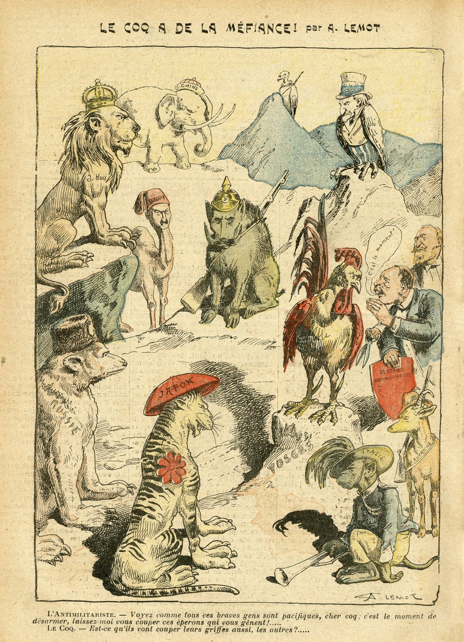 Illustration par Achille Lemot (1846-1909) dans Le Pèlerin - Achille Lemot