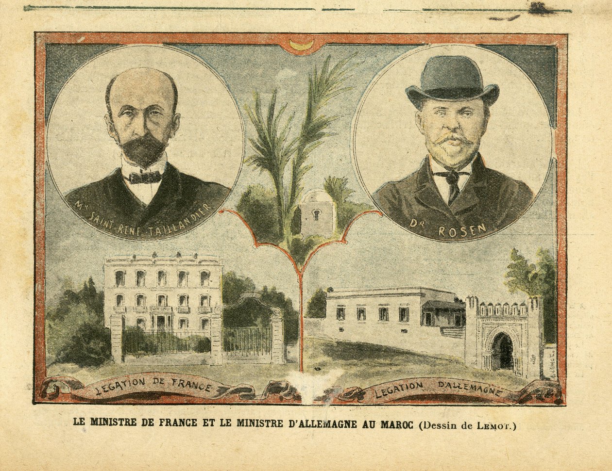 Illustration de Achille Lemot (1846-1909) dans Le Pèlerin - Achille Lemot