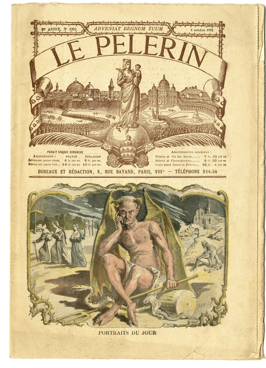 Illustration de Achille Lemot (1846-1909) dans Le Pèlerin - Achille Lemot