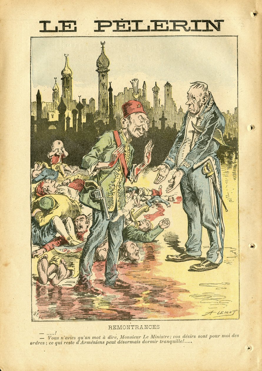 Illustration de Achille Lemot (1846-1909) dans Le Pèlerin - Achille Lemot