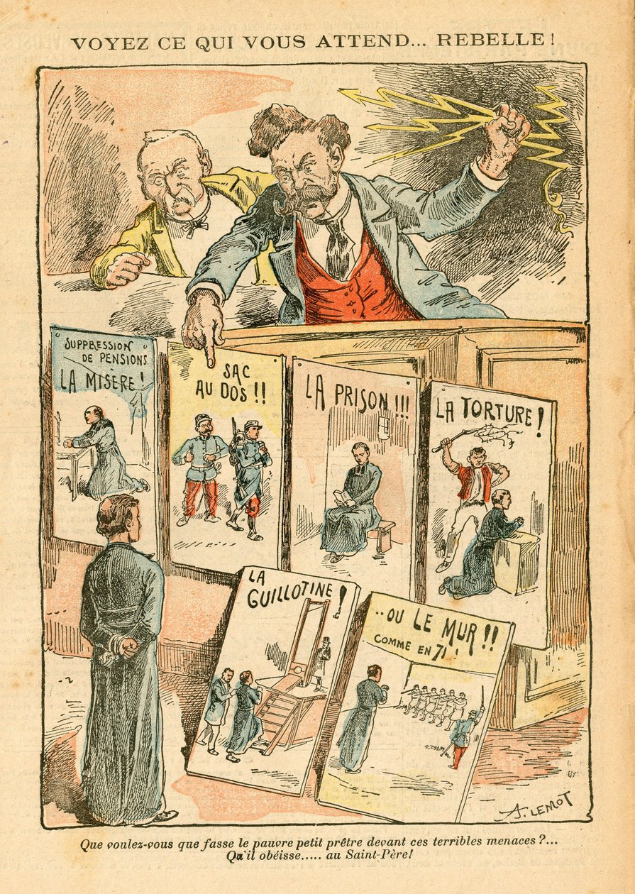 Le Pèlerin, Satirique en Couleurs - Achille Lemot