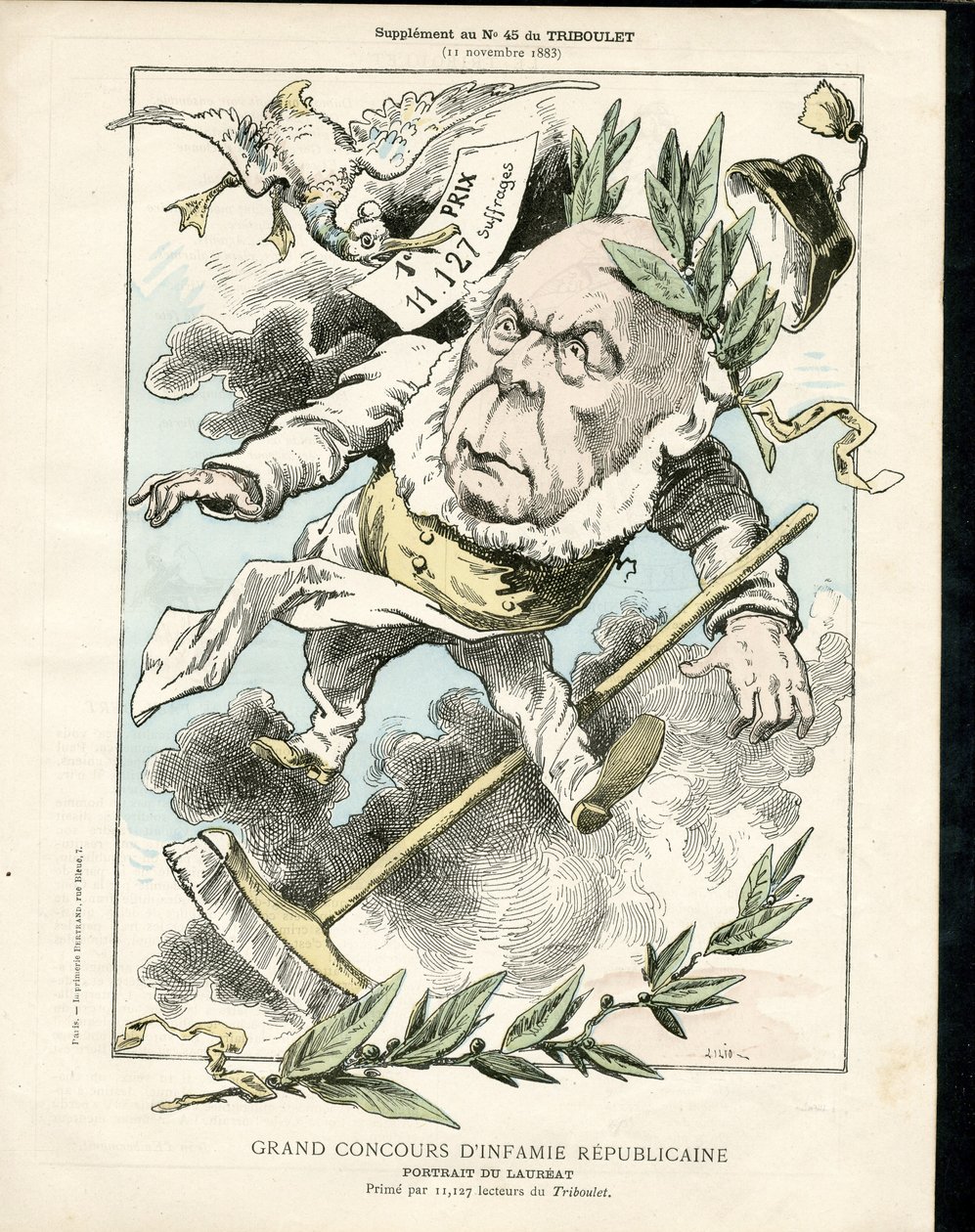 Le Triboulet, Satirique en N & B - Achille Lemot
