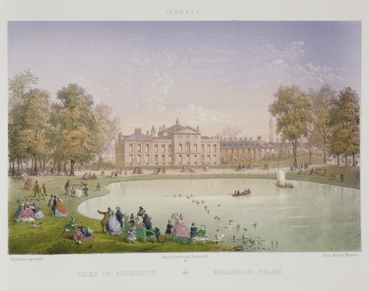 Palais de Kensington, vers 1862 - Achille Louis Martinet