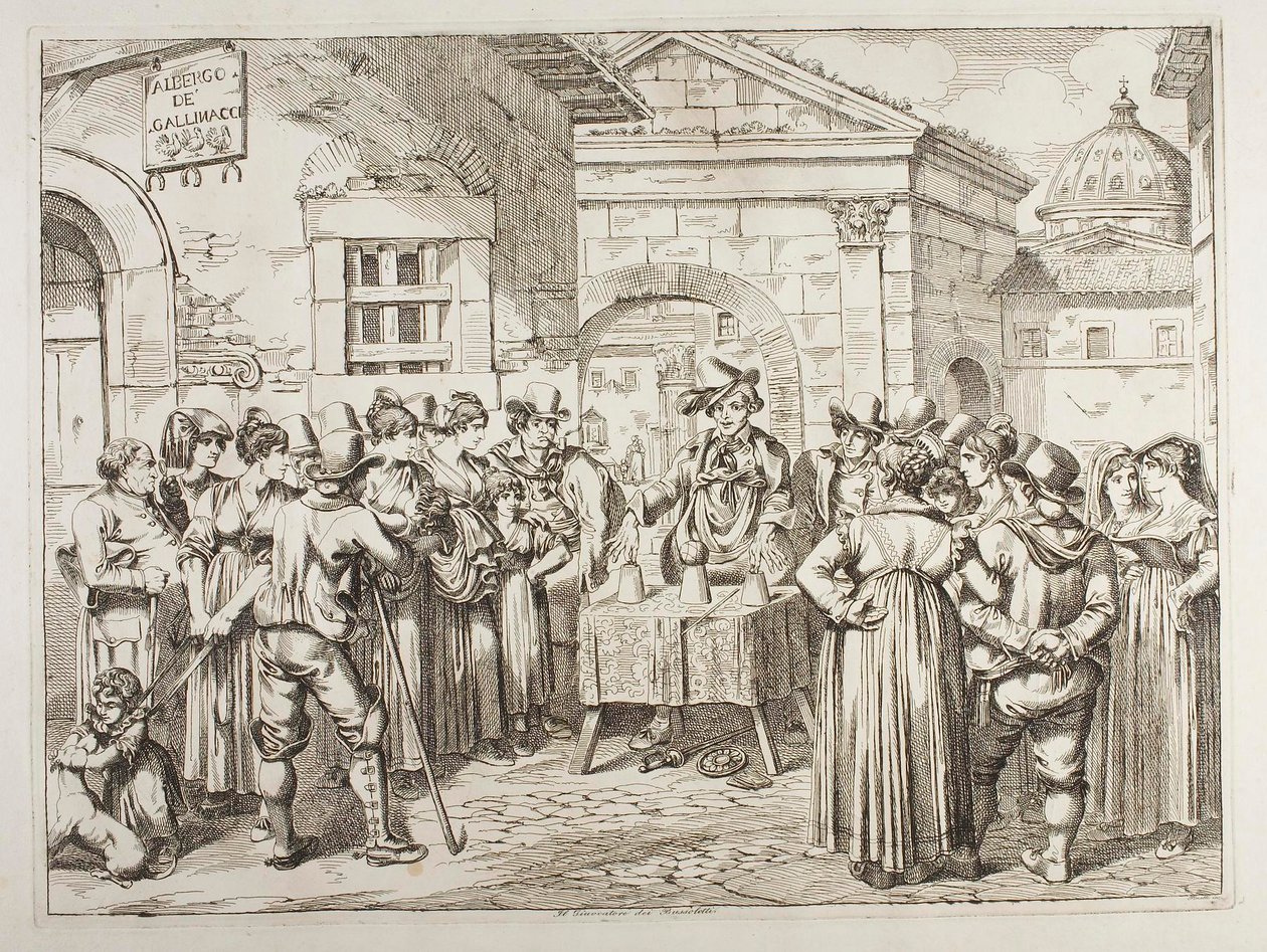 Le prestidigitateur - Achille Pinelli