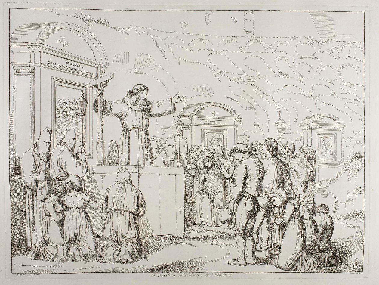 Le prêche du vendredi au Colisée - Achille Pinelli