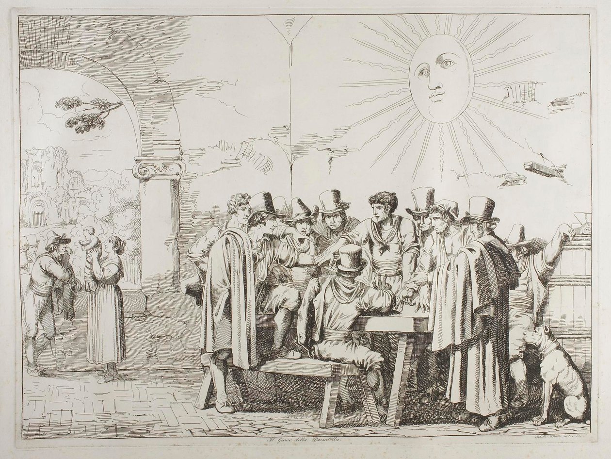 Le jeu de la pasatella - Achille Pinelli