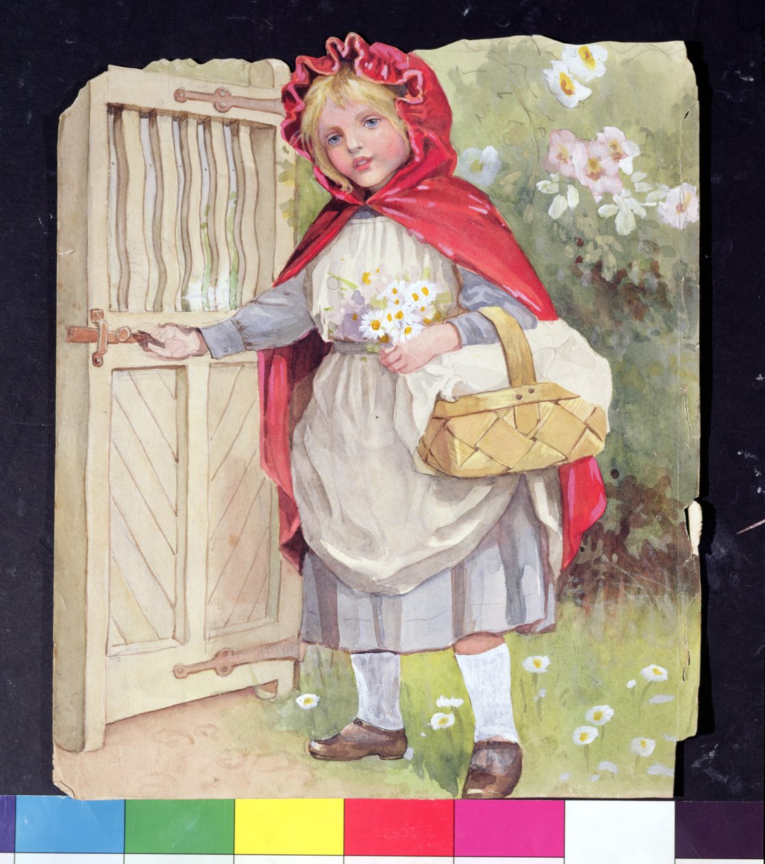 Le Petit Chaperon Rouge à la Porte du Jardin - Ada Dennis