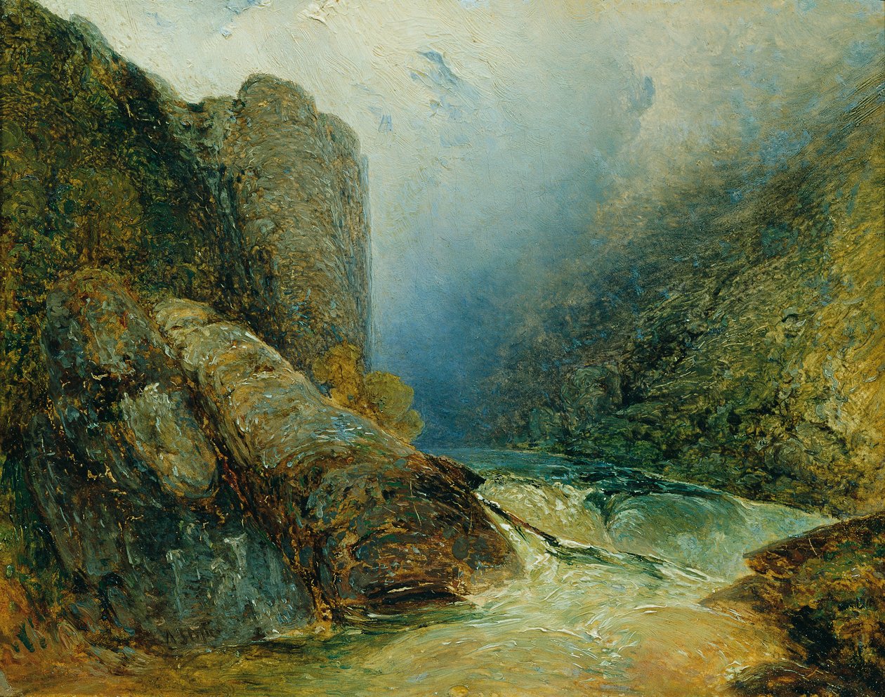 Le mur du diable près de Hohenfurt (Kienberg) - Adalbert Stifter