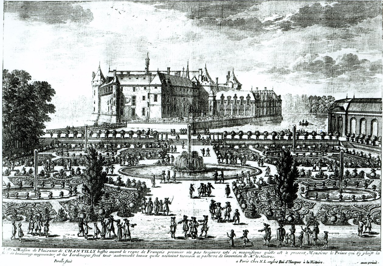 Le Château de Chantilly et les jardins conçus par André le Nôtre - Adam Perelle