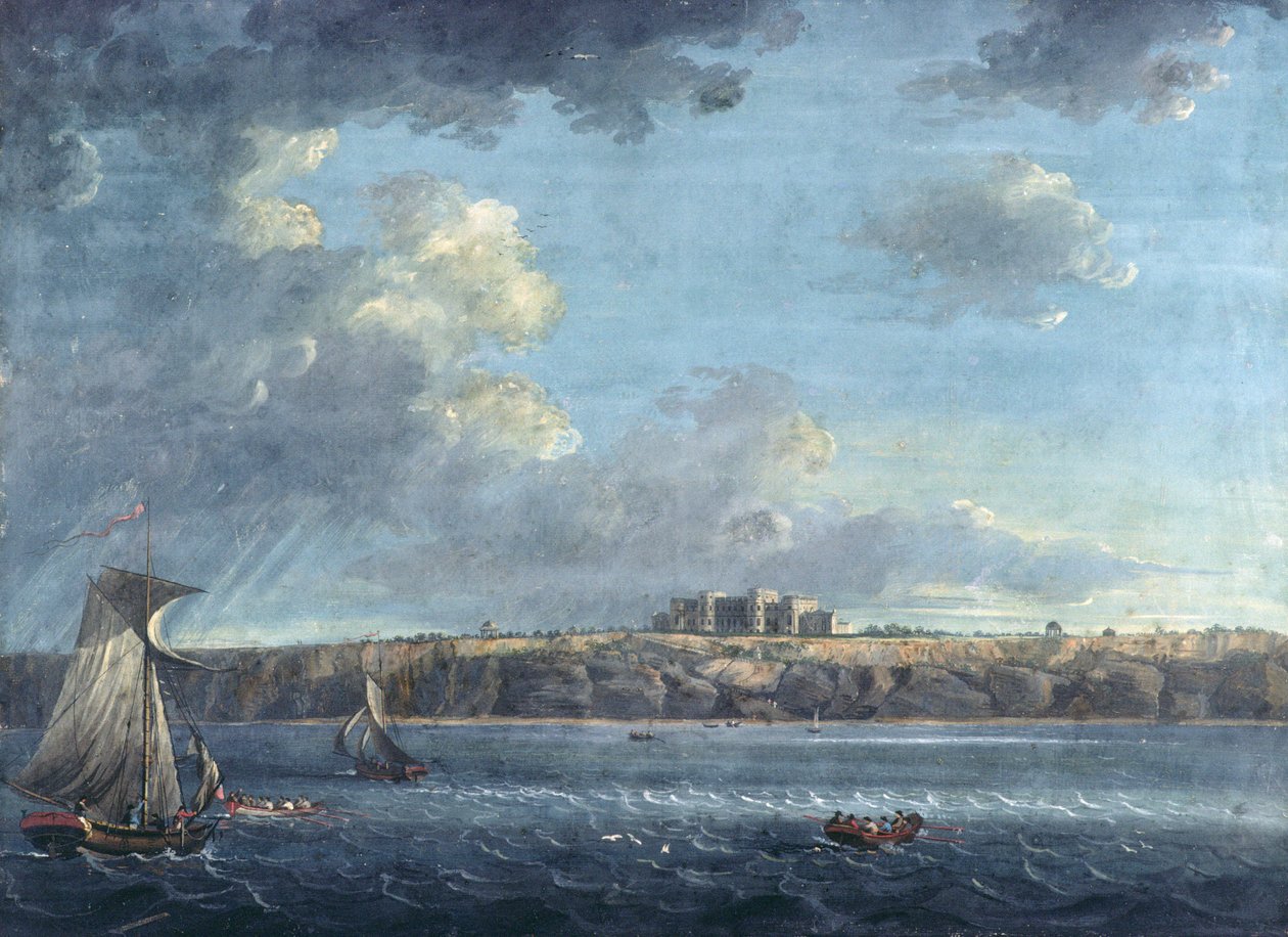 Highcliffe, près de Christchurch, depuis la mer - Adam Callander