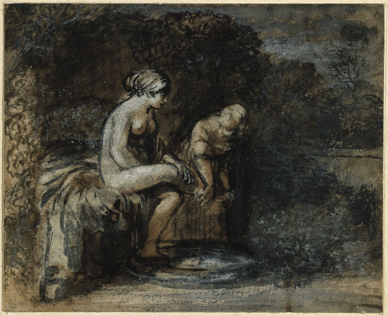 Bethsabée au bain - Adam Elsheimer
