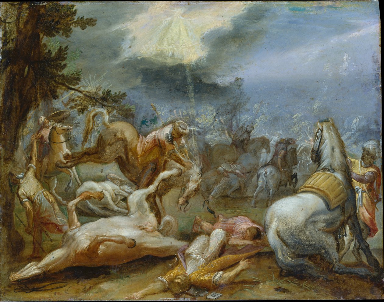 La conversion de saint Paul - Adam Elsheimer