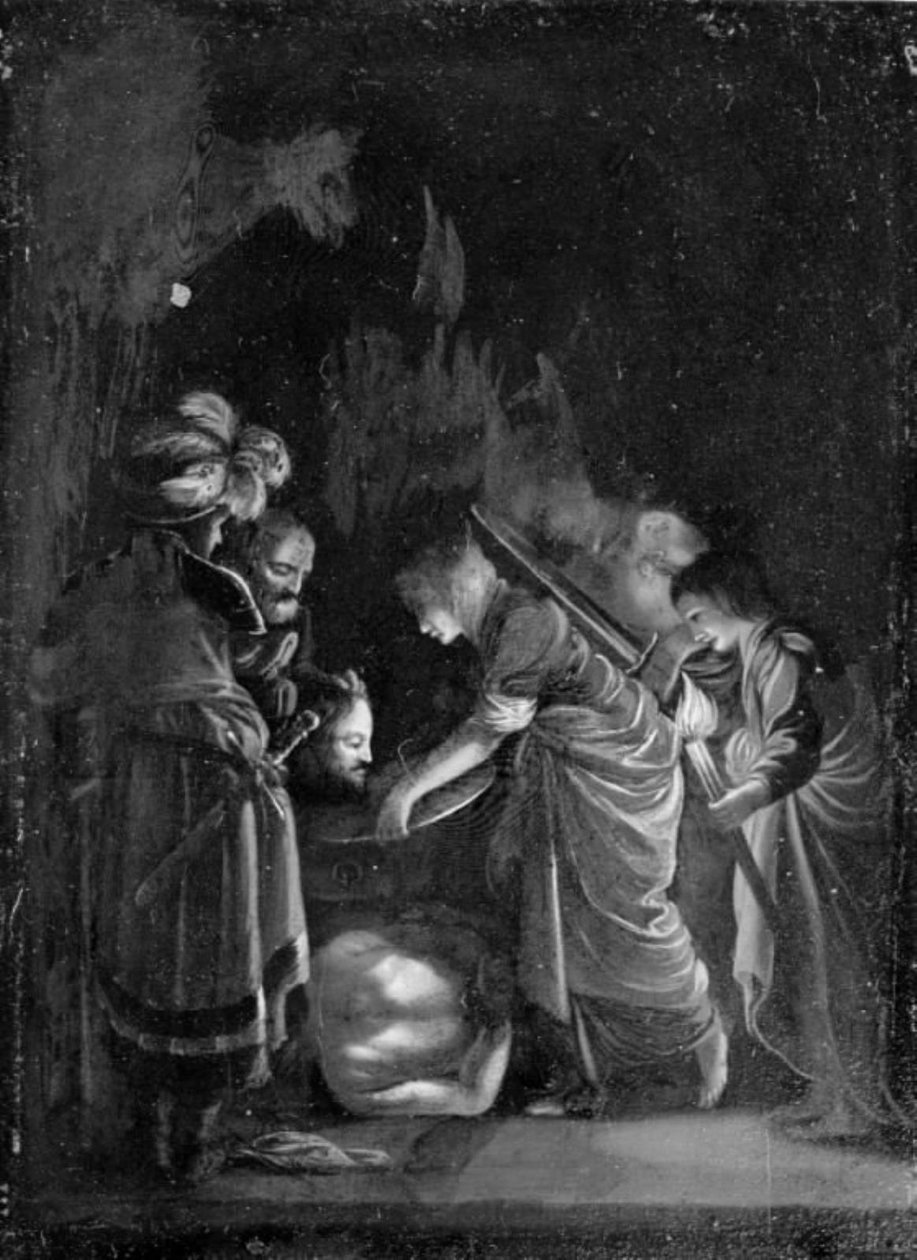 La présentation de la tête de saint Jean-Baptiste, nuit - Adam Elsheimer