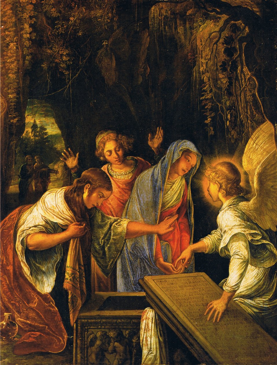 Les trois Marie au tombeau du Christ - Adam Elsheimer