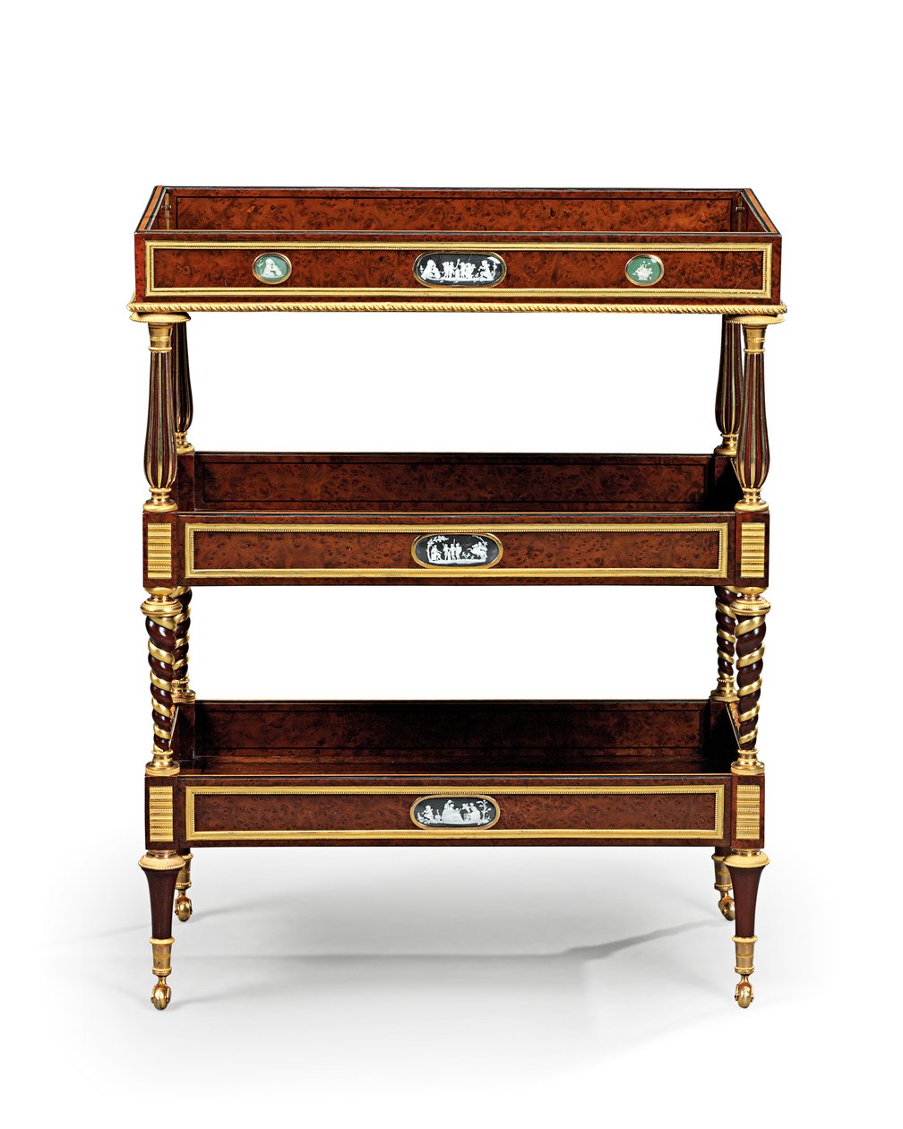 Table travailleuse en bois d