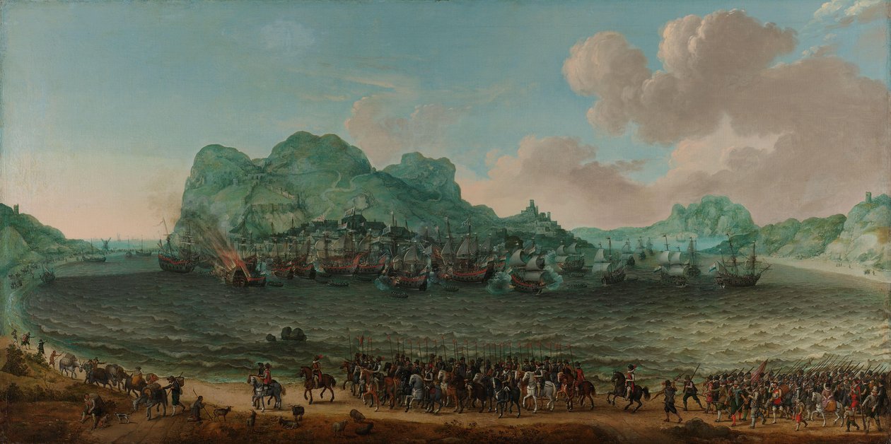 Victoire sur les Espagnols près de Gibraltar par une flotte commandée par l