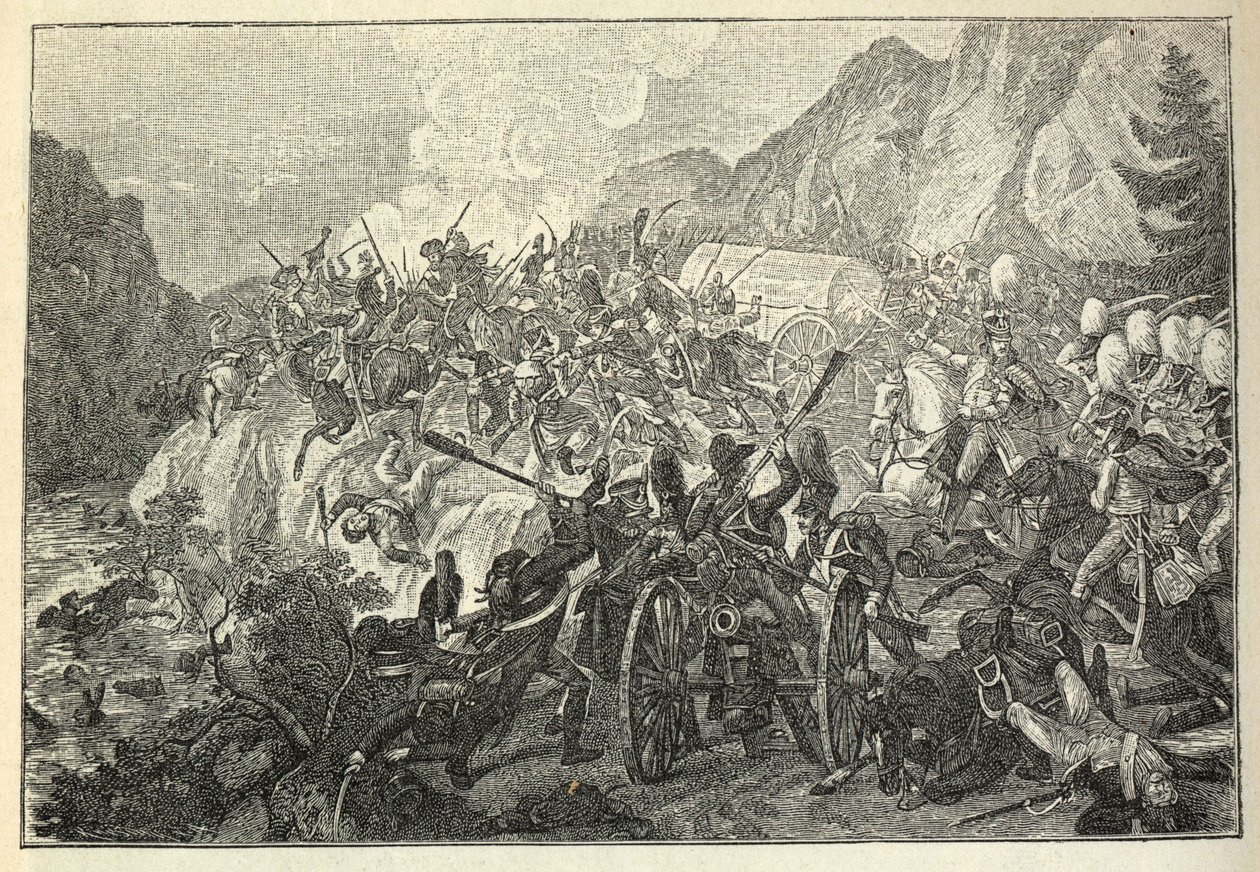 La Bataille de Katzbach le 26 août 1813 - Adam von Bartsch