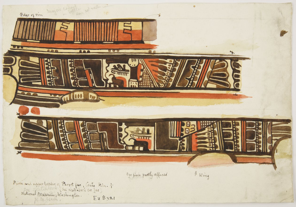 Dessins décoratifs de poterie - Adela Breton