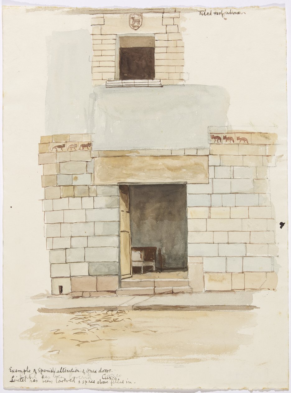 Porte à Cuzco, Pérou - Adela Breton