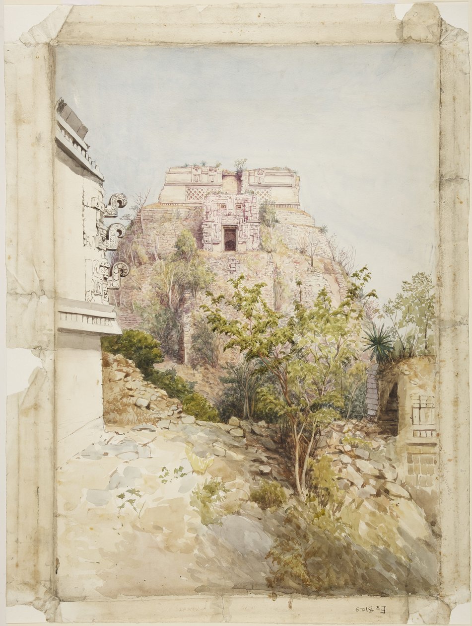 Maison du Magicien, Uxmal, Mexique - Adela Breton