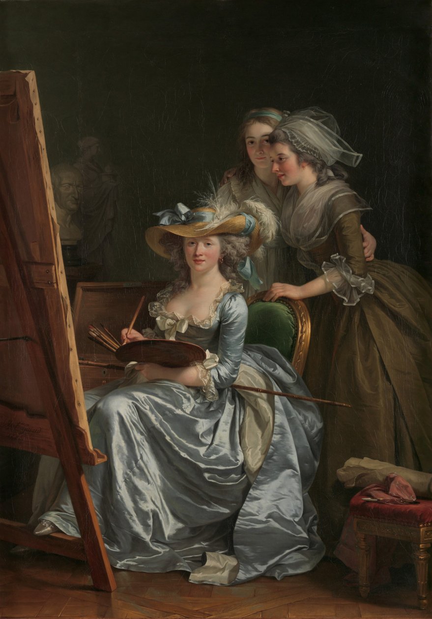 Autoportrait avec deux élèves - Adelaide Labille Guiard