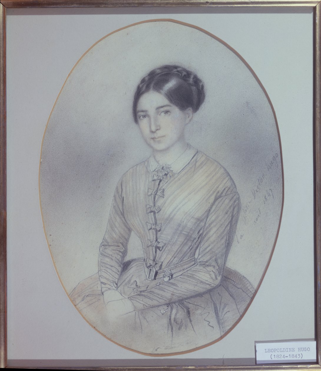 Portrait posthume de Léopoldine Hugo (1824-43) 1847 - Adele Julie Hugo