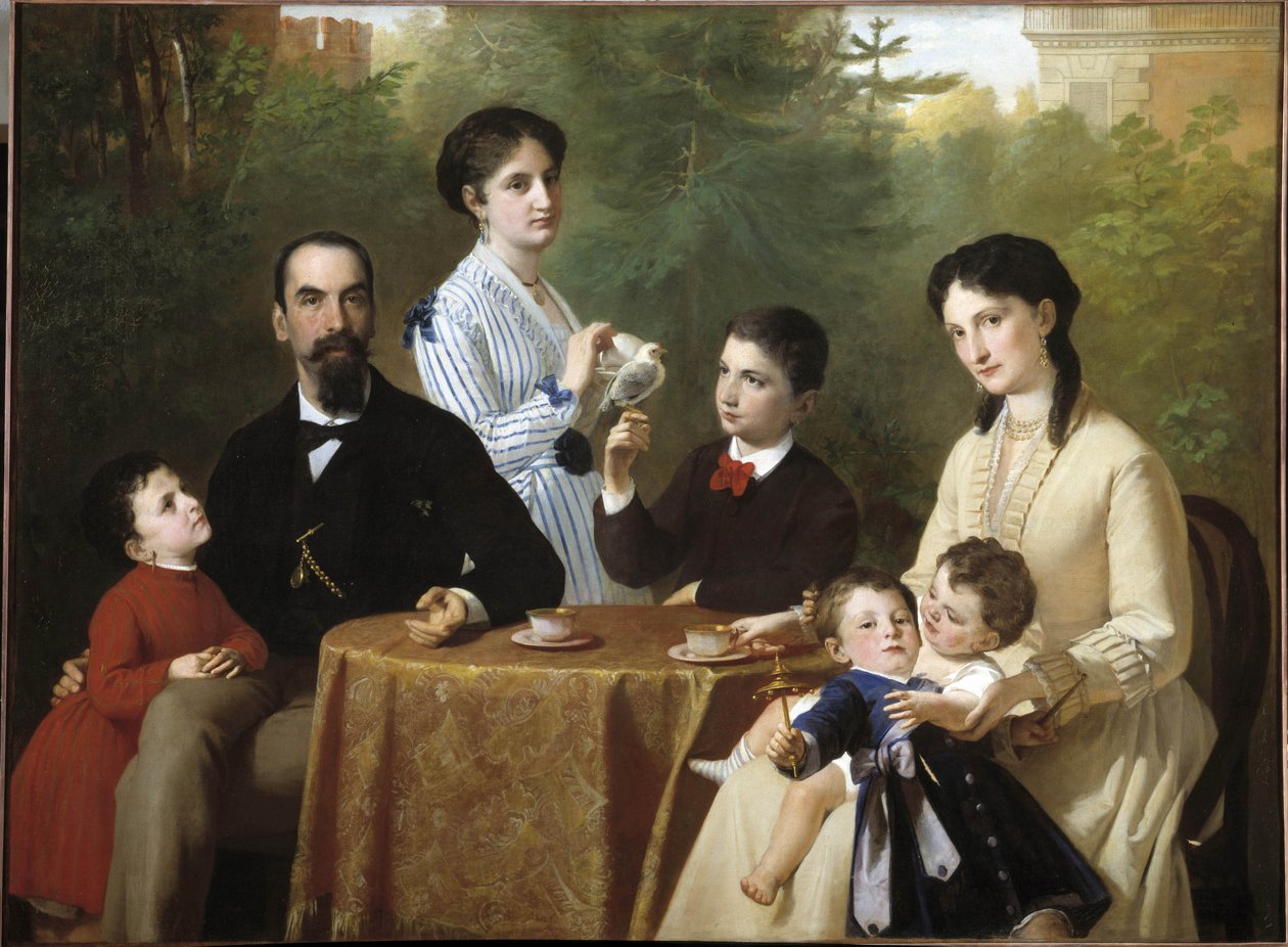 La famille Guastalla - Adeodato Malatesta or Malatesti