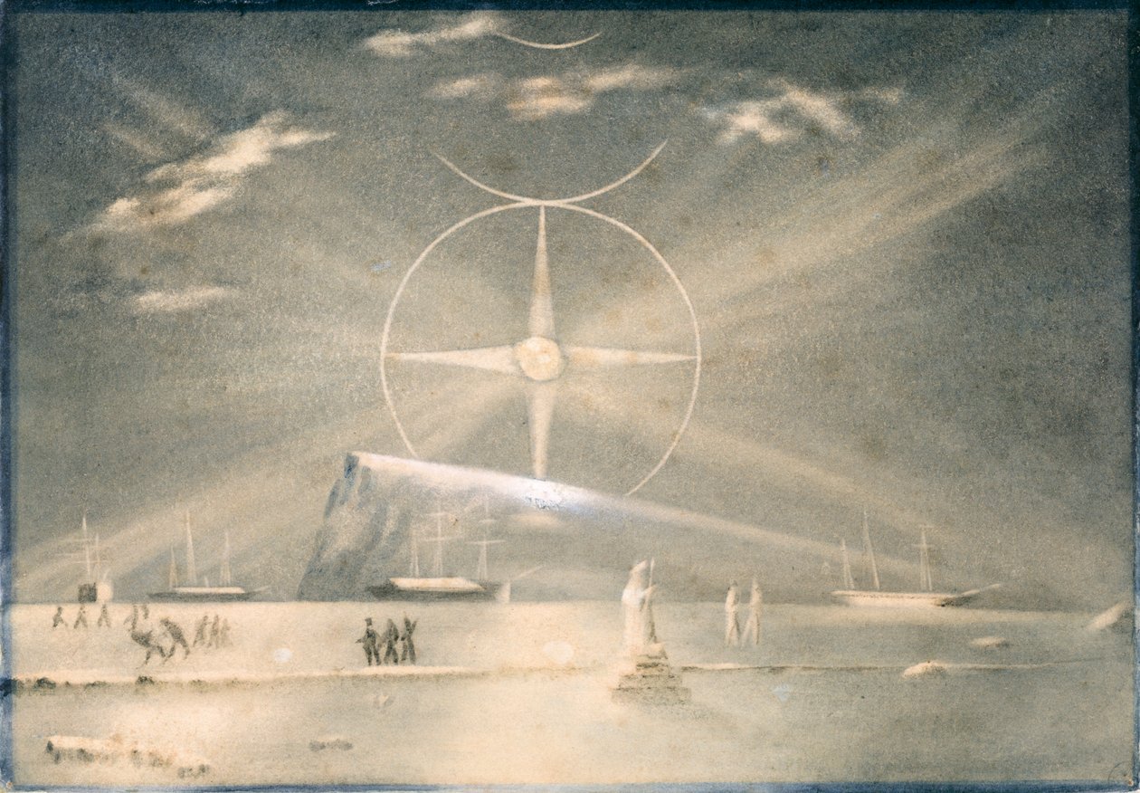 Para Selance ou Lune Arctique, vers 1850-51 - Admiral Pelham Aldrich