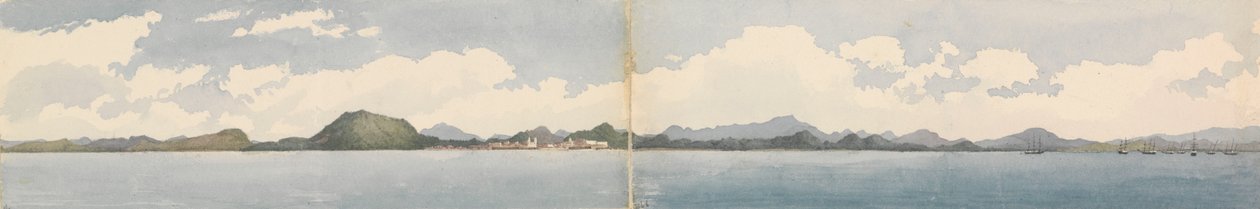 Panama, mars 1850 - Admiral Sir Edward Gennys Fanshawe