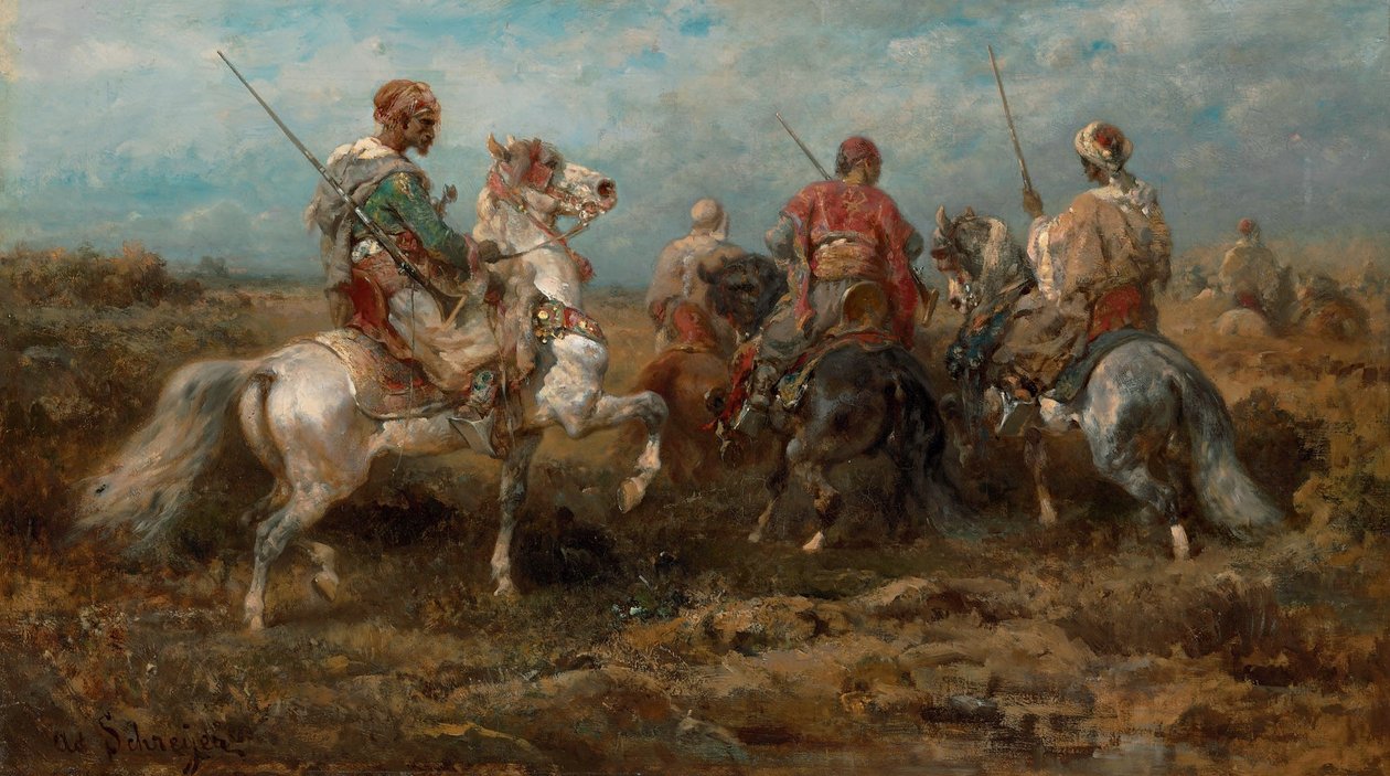 Cavaliers arabes - Adolf Schreyer