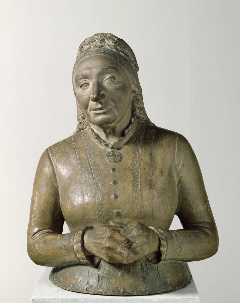 Portrait de Marie Fielder (1819-1901), 1882 - Adolf von Hildebrand