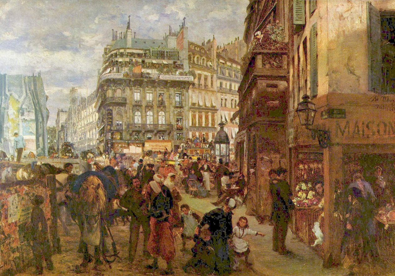 Jour de semaine parisien - Adolph Menzel