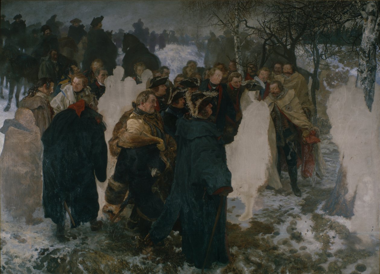Discours avant la bataille de Leuthen, 1858 - Adolph Menzel